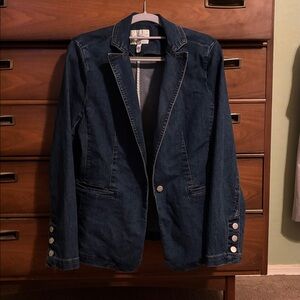 Jessica Simpson Denim Blazer. Size S